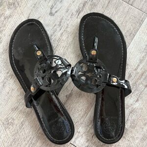 Tory Burch black miller sandals